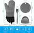 SD SENDAY Silicone Oven Mitts Baking Set, Extra Long 7Pcs Heat Resistant Non-Slip Cotton Lining Gloves with Mini Oven Gloves and Hot Pads Potholders & Brush for BBQ Kitchen Baking Cooking