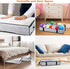 Under Bed Storage 90L Large Foldable Underbed Storage Bag with Clear Window,Dual Zipper,4 Reinforced Handles,Under The Bed Storage Bins for Comforters,Clothes,Quilts,2-Pack