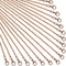 24 Pack Antique Red Copper Cable Chain Necklace Chain Necklace Twisted Link Chain for Jewelry Making (20 Inch)