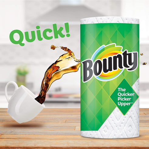 Bounty Select-A-Size Paper Towels, White, 2 Double Plus Rolls = 5 Regular Rolls