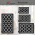 Buganda Indoor Door Mat (20x32,Black) Resist Dirt and Absorbent Entryway Rug, Anti-Slip, Low Profile Inside Floor Mat Door Rugs for Entrance