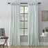 Archaeo Washed 100% Cotton Twist Tab Curtain, 52" x 84", Seafoam Green