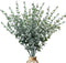 CEWOR 6pcs 29 Inches Tall Artificial Eucalyptus Stems Faux Eucalyptus Branches Greenery Plants for Wedding Party Vase Floral Arrangement Decor