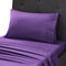 Bedsure Twin Sheets Set for Kids Purple - Soft 1800 Bedding Microfiber Twin Bed Sheets, 3 Pieces Twin Size Sheets