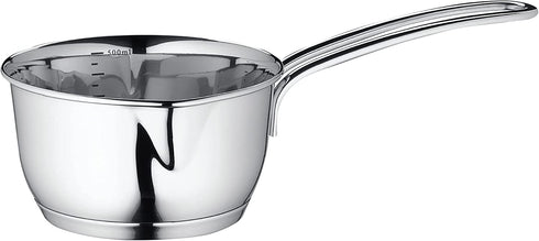 K¼chenprofi Stainless Steel Saucepan with Clad Bottom, 16-Ounce,Silver