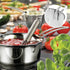 K¼chenprofi Stainless Steel Saucepan with Clad Bottom, 16-Ounce,Silver
