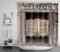 LB Rustic Western Shower Curtain Vintage Antique Wild West Cowboy Saloon Bar Retro Country Farmhouse Bathroom Curtain with Hooks Durable Waterproof Fabric Curtain Set,70x70 Inch