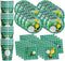 Golf Sports Birthday Party Supplies Set Plates Napkins Cups Tableware Kit for 16
