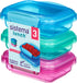 Sistema Lunch Collection Food storage containers, Blue, Green, Pink