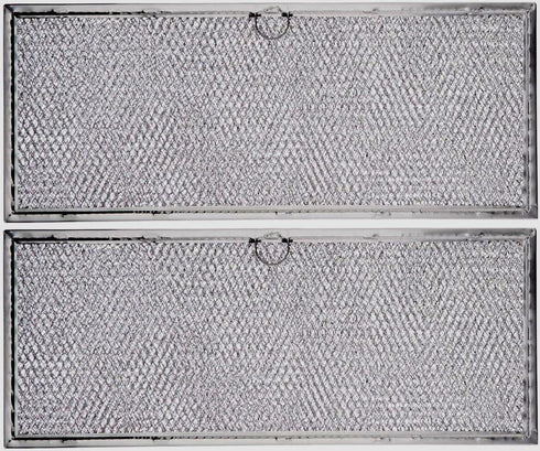 Range hood filter Replacement For Jenn-Air 71002111 Downdraft Range Hood Grease filter 15 5/8" x 6 3/8" (2-Pack)