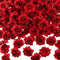 100 Pieces Artificial Roses Head Fake Silk Rose Head DIY Fake Roses Heads for Mother's Day Wedding Flower Wall DIY Crafts Bouquet Decoration (Dark Red,1.77 Inch)