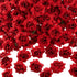 100 Pieces Artificial Roses Head Fake Silk Rose Head DIY Fake Roses Heads for Mother's Day Wedding Flower Wall DIY Crafts Bouquet Decoration (Dark Red,1.77 Inch)