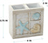Zenna Home Toothbrush Holder Seaside Serenity Bath Accessories, Teal/Ivory