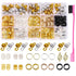 200 Pcs Loc Hair Jewelry for Braids, Metal Gold and Silver Hair Charms for Women, Hair Beads Rings Cuffs Dreadlocks Accessories Decoration