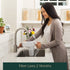 Single Replacement MINA Alkaline Water Filter by Santevia | Single at Home Water Pitcher Filter Adds Minerals and Makes Alkaline Water | Chlorine and Lead Water Filter | Made in North America