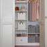 GRANNY SAYS Storage Bins for Shelves, 2-Pack Linen Closet Organizers and Storage Baskets Extra Large, Beige Shelf Baskets