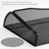 MaxGear Mesh File Holder Wall Organizer 3 Pockets Hanging File Organizers Wall Mounted Paper Organizer Holders Wall Bins for Office and Home, Black