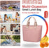 Weitars Lunch Bag For Women Girl,Small Lunch Bag Tote Thermal Cooler Bag Snacks Leakproof Insulated Lunch Purse College Work Picnic/ Hiking/ Beach/ Fishing/ Boating (Pink))