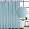 Extra Long Shower Curtain 96 Inch Length, Waffle Weave Polyester Fabric Shower Curtains for Bathroom Washable, Blue, 72x96 Inch