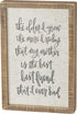 Primitives by Kathy Hand-Lettered Inset Box Sign, 8 x 12-Inches, My Mother is My Best Friend