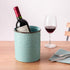 DOWAN Kitchen Utensil Holder, 7.2? Extra Large Farmhouse Utensil Holders for Countertop, Heavy Ceramic Utensil Crock, Anti Slip & Scratch Cork Bottom, Teal Utensil Organizer for Home Décor