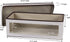 Household Essentials 514 Vision Storage Box - Natural Canvas with Brown Trim - Large