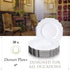 WEDDING DESSERT PLATES DISPOSABLE | Baroque Collection White | 10 PC - 6.5?