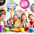 Sharlity Happy Birthday Foil Mylar Helium Balloon, 18" Round Foil Balloon, Pack of 30