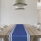 Table Runners 72 inches Long French Stripe Blue Table Linens Non-Slip Runner for Kitchen Dining, Coffee or Decoration of Indoor and Outdoor Family Gatherings and Farmhouse Table Scarf D©cor ?Blue?