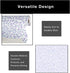 Smart Design Bonded Grip Shelf Liner - 12 Inch x 10 Feet - Non Adhesive, Strong Grip Bottom, Easy Clean Kitchen Drawer, Cabinet, Cupboard Dresser Cover, Non Slip Rubber Mat - Lavender Wildflower
