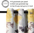 MYSKY HOME Printed Blackout Curtains for Bedroom 63 Inch Length,Thermal Insulated Grommet Room Darkening Curtain Panels for Living Room,42" W x 63" L,Yellow, 2 Panels