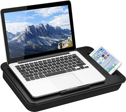 LapGear Sidekick Lap Desk - Black - Fits Up to 15.6 Inch Laptops - Style No. 44218
