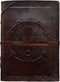 Writing Journal to Write in Special Wolf Leather Book of Shadows Notebook Sketchbook Notepad Office Personal Diary - Eco Friendly Unlined Blank Pages Gift for Men Women grimoire Journal 7x5 Inc