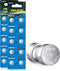 JNKXIXI 20 Pack LR44 Lr 44b l1154c AG13 SR44 Batteries A76 357 303 1154 1.5 Volt Ornament Batteries Button Coin Cell Battery