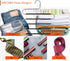 S-Shape Pants Hangers Space Saving Trousers Hangers 4 Pack, 5 Layer Stainless Steel S-Shape Trousers Hangers