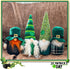 DraMosary St.Patrick's Day Gnome Plush Elf Decorations - 4PCS Handmade Green Irish Gnome Scandinavian Tomte Leprechaun for Home Decor/Table Ornament