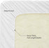 Love's cabin Full Size Sheet Sets White, Luxury Brushed Microfiber 1800 TC Bed Sheets for Full Size Bed, Wrinkle & Fade Resistant 4 Piece Sheet Set (1 Flat Sheet,1 Fitted Sheet,2 Pillow Cases)