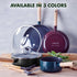 GreenPan Hudson Healthy Ceramic Nonstick, 1.75QT Saucepan Pot, Wood Inspired Handle, PFAS-Free, Dishwasher Safe, Black