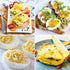 Elite Gourmet EGC007C Rapid Egg Cooker, 7 Easy-To-Peel, Hard, Medium, Soft Boiled Eggs, Poacher, Omelet Maker, Auto Shut-Off, Alarm, 16-Recipe Booklet, BPA-Free, Coral