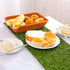 Farochy Artificial Grass Table Runners - Synthetic Grass Table Runner for Wedding Party, Birthday, Banquet, Baby Shower, Home Decorations (14 x 48 inches)