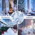 JMEXSUSS 300 LED Christmas Lights Outdoor Waterproof 8 Modes Christmas String Lights Cool White Christmas Tree Lights Indoor Plug in