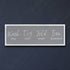 Creative Co-Op Grey Wash Fold 'Maybe' Iron 'Hahaha' Wood Framed Decor Laundry Room Wall Sign, Black