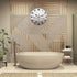 Wall Clock Vintage Bathtub Round Hanging Clock, 10 Inch Silent Non-Ticking Battery Operated Quartz Analog Quiet Desk Clock for Home, Kitchen, Bathroom Office, Living Room or School