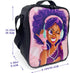 African American Black Girl Lunch Bag Insulated Lunch Box Tote for Kids Girls Toddler Teens Pink Reusable Canvas Lunch bags with Shoulder Strap