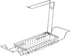 Telescopic Sink Storage Rack,Vahvei Expandable Kitchen Sink Organizer Rack,Kitchen Sink Caddy Rack Organizer,304 Stainless Dish Rack Caddy for Soap and Sponge Holder Kitchen Sink