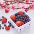 Old Dutch International White Berry Basket, 2¾" H, small