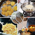 TENTA Kitchen Multi Kitchen Utensil Stainless Steel Cooking Skimmer Slotted Fish Turner Spatula Spoon Colander Drain Water Filter Spoon Ladle Spider Strainer Skimmer Ladle for Cooking &Frying (2pcs)