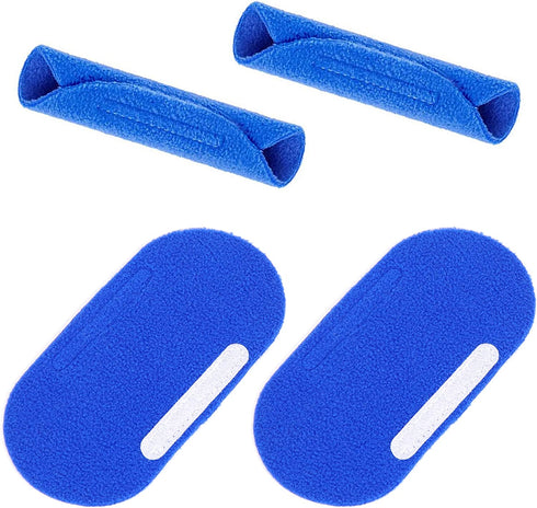 Medihealer CPAP Strap Covers-Headgear Strap Cover Compatible with DW Headgear,Comfort CPAP Pads Strap Covers for Airfit P10 Strap|No Irri-tation&No Red Marks.(Pack of 4)