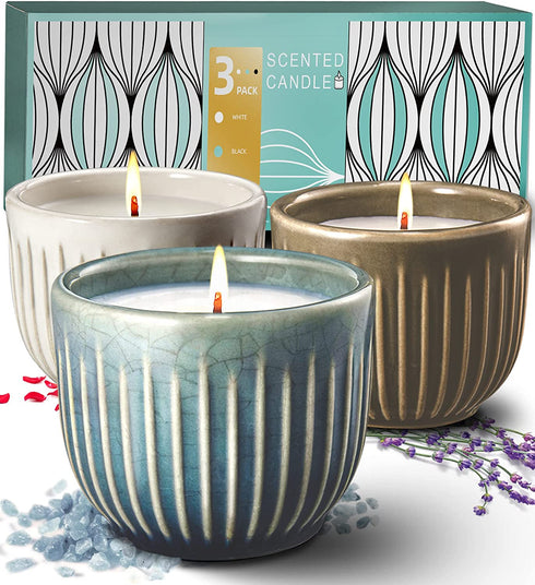 Christmas Gifts for Women, Scented Candles Gift Box for Mom Wife Aunt Sister Friends Gifts,Unique Relaxing Presents for Her,Retirement Housewarming Birthday Gifts for Women