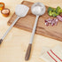 Wok Utensils Set 1 Wok Spatula & 1 Wok Ladle Set Large Size L17.5' x 5' Chinese Cooking Tools Wok Spoon & Wok Turner Cooking Utensils Set Wok Tools Wok Accessories Chuan Hoak Quality Stainless Steel